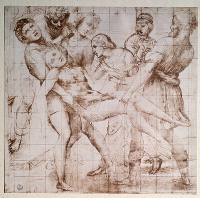 Study for the Deposition for the Altarpiece Baglioni by Raphael