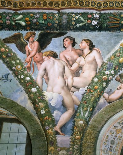 Cupid and the Three Graces by Raphael