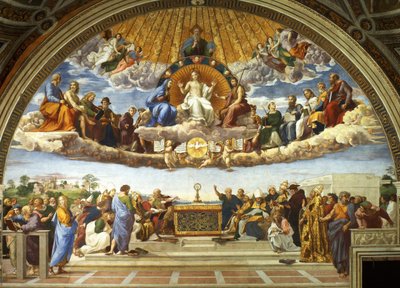 Disputation of the Holy Sacrament by Raffaello Sanzio Raphael