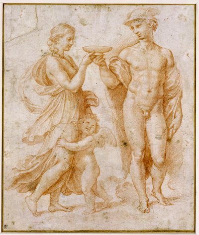 Mercury Offering the Cup of Immortality to Psyche by Raphael