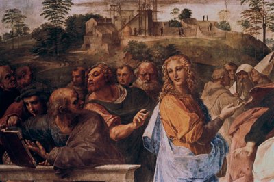 The Disputation on the Holy Sacrament (detail), 1508-1509 by Raffaello Sanzio Raphael