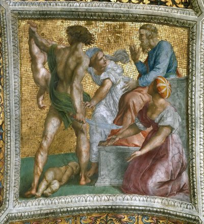 The Judgment of Solomon (Ceiling Fresco in Stanza della Segnatura) by Raphael
