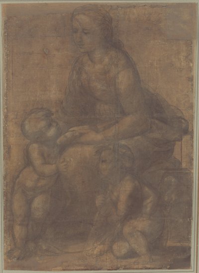 The Madonna and Child with Saint John the Baptist by Raphael