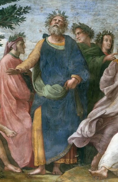The Parnassus (Detail) by Raphael