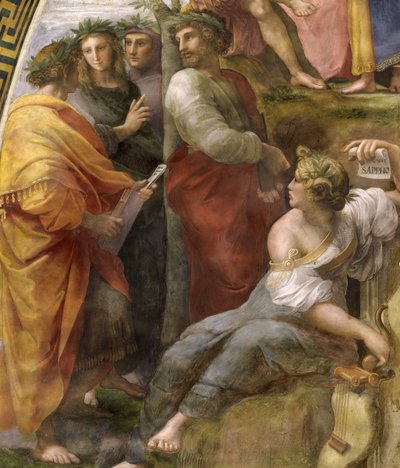 The Parnassus (detail) by Raphael