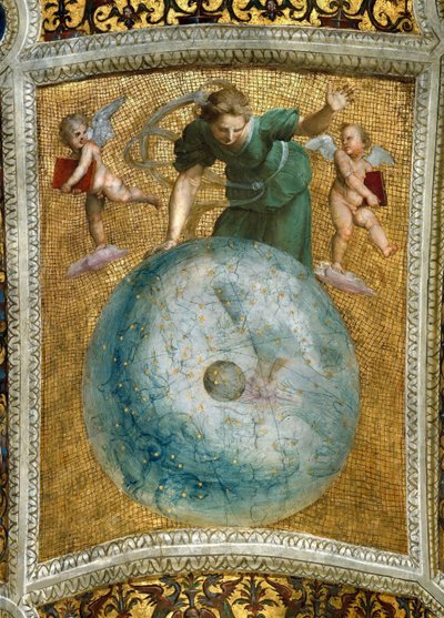 The Primum Mobile, Ceiling Fresco in Stanza della Segnatura by Raphael