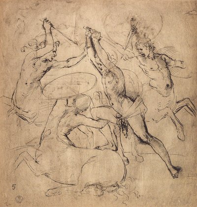 Hercules Kills the Centaur by Raffaello Sanzio Raphael