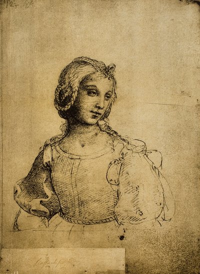 Study of a woman by Raffaello Sanzio Raphael