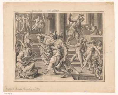 Festive Company by Raphael Custos (attributed to)