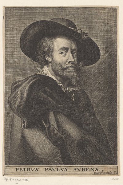 Portrait of Peter Paul Rubens by Raphael Custos