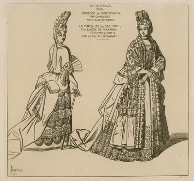 Costumes from 1694-5 by Raphael Jacquemin
