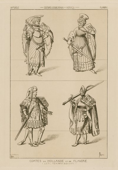 Counts of Holland and Flanders by Raphael Jacquemin