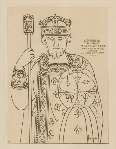 Emperor of Germany, first half of the 11th century by Raphael Jacquemin