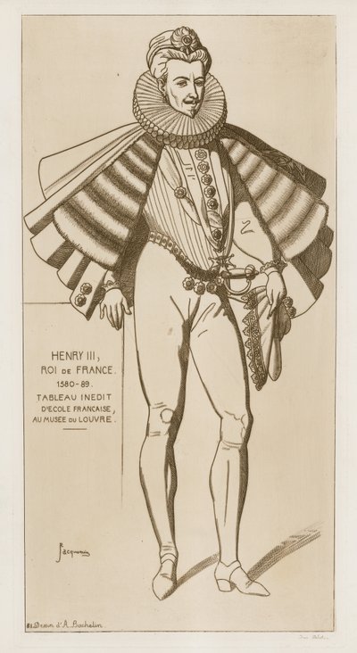 Henry III, King of France, 1580-89 by Raphael Jacquemin