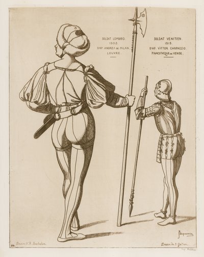 Italian soldiers from the 16th century by Raphael Jacquemin