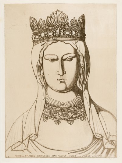 Queen of France, 12th century by Raphael Jacquemin