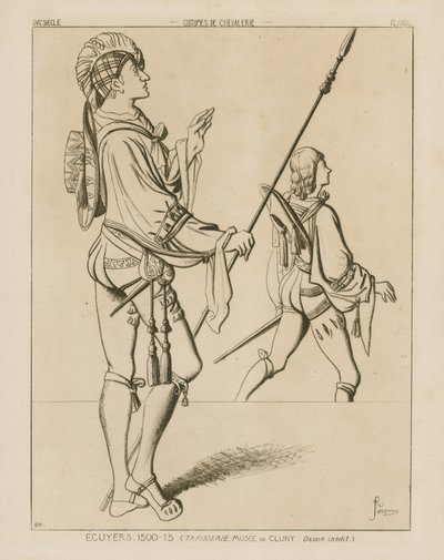 Squires, 1500-1515 by Raphael Jacquemin