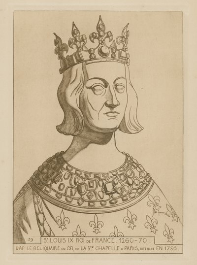 St Louis IX, King of France by Raphael Jacquemin