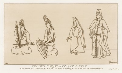 Turkish Women from the 15th-16th Centuries by Raphael Jacquemin