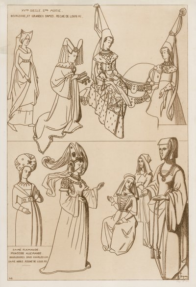 Women in the Second Half of the 15th Century by Raphael Jacquemin