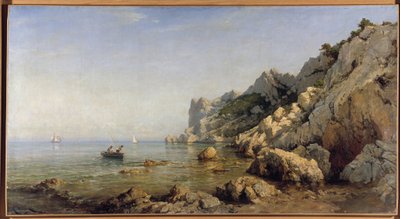 The Coast of Sormiou Calanques near Marseille by Raphael Luc Ponson
