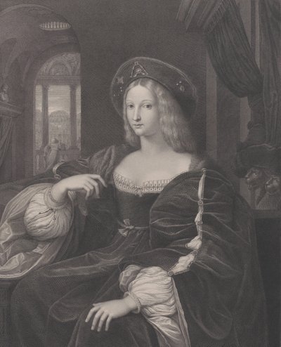 Portrait of Doña Isabel de Requesens y Enríques de Cardona-Anglesola, 1821 by Raphael Morghen