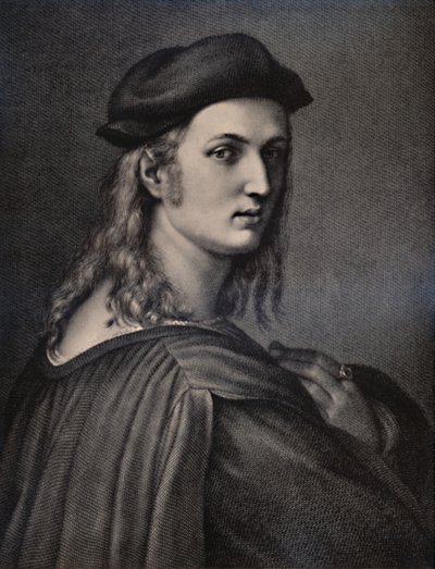 Raphael Sanzio, Italian Renaissance artist, 18th or 19th century by Raphael Morghen