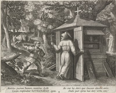 Saint Bartholomew as a Hermit by Raphaël Sadeler (I)