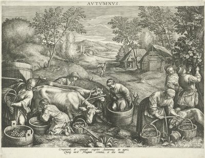 Autumn (Avtvmnvs) by Raphaël Sadeler (I)