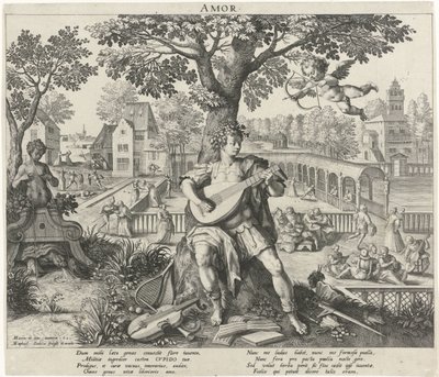 Youth Under the Influence of Love by Raphaël Sadeler (I)