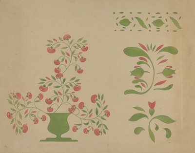 Stencil Wall Decoration by Ray Holden
