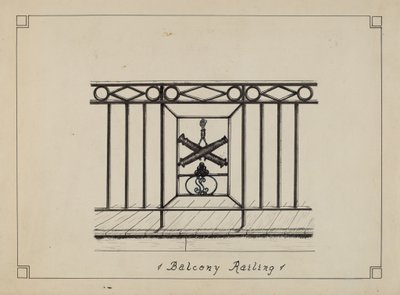 Cast Iron Balcony Rail by Ray Price