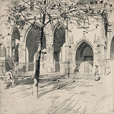 Façade of the Church of St Germain-l
