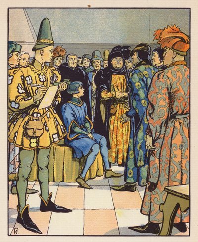 Jeanne Before the Doctors of Theology at Poitiers by Raymond de la Neziere