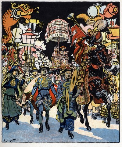 Marriage of Aladdin and the Princess: Illustration for the Tale 