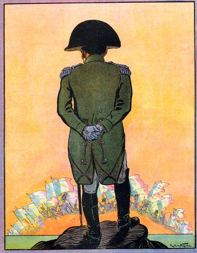 Portrait of Napoleon I (1769-1821) on the island of St Helena, from 