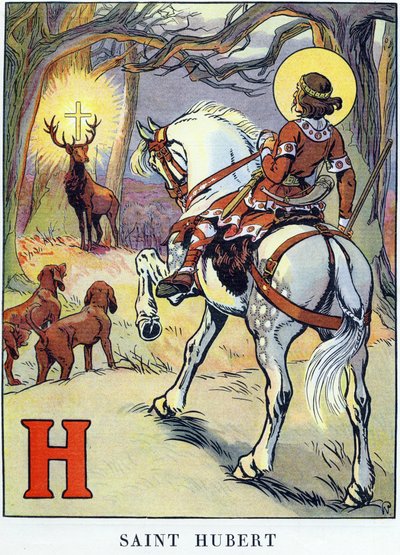 The Vision of Saint Hubert by Raymond de la Neziere