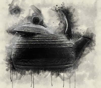 Rustic Japanese Teapot by Razvan Bulus