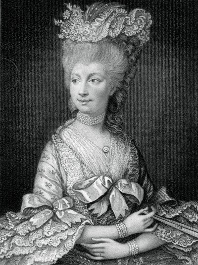 Queen Charlotte, queen consort of George III by Read