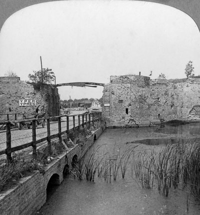 14th Century Ramparts and Lille Gate, Ypres, Belgium, World War I by Realistic Travels Publishers