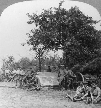 A Battery of Royal Field Artillery Enjoying a Few Hours Rest in a Wood, World War I, c. 1914-c. 1918 by Realistic Travels Publishers