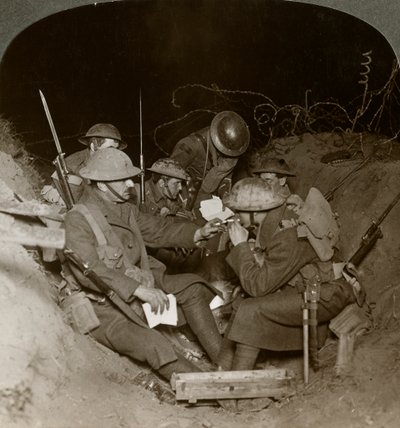 An Evening in the Reserve Trenches at Beaumont Hamel, France, World War I, 1914-1918 by Realistic Travels Publishers