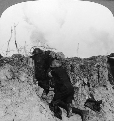 Artillery observation officer in forward post, France, World War I by Realistic Travels Publishers