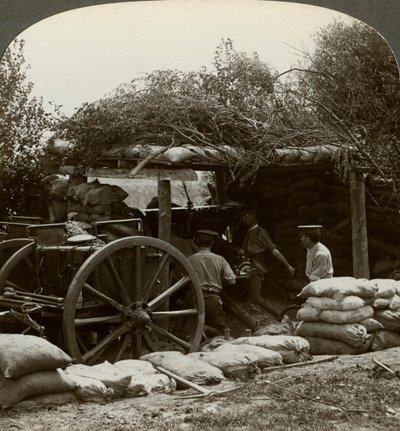 Artillery position, World War I by Realistic Travels Publishers