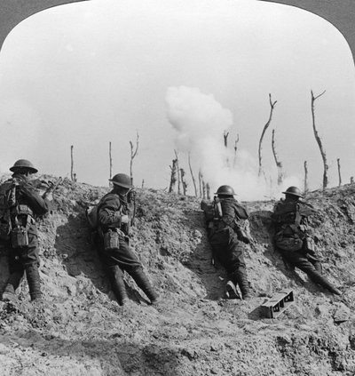 Battlefield Scene, Passchendaele, Belgium, World War I, 1914-1918 by Realistic Travels Publishers