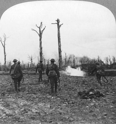 British Troops Occupying Houthulst Forest, Flanders, Belgium, World War I by Realistic Travels Publishers