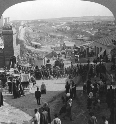 Capture of Jerusalem, Palestine, World War I by Realistic Travels Publishers