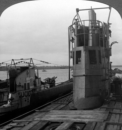 Conning tower of a mine-laying German U-boat, World War I by Realistic Travels Publishers