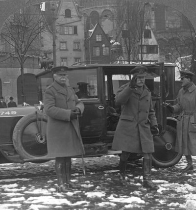Field Marshal Earl Haig Arriving at Cologne, Germany by Realistic Travels Publishers