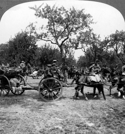 Horse-drawn artillery, World War I, 1914-1918 by Realistic Travels Publishers